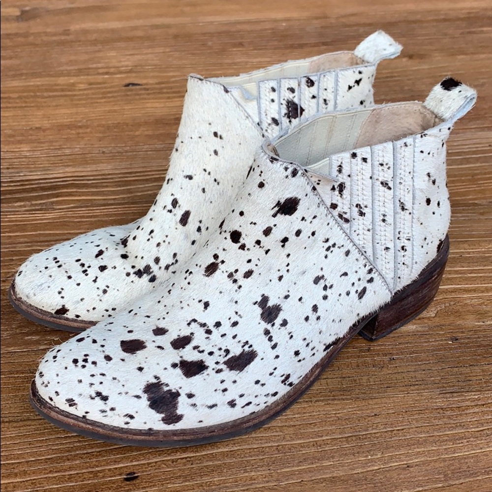 Matisse Cowhide Booties
